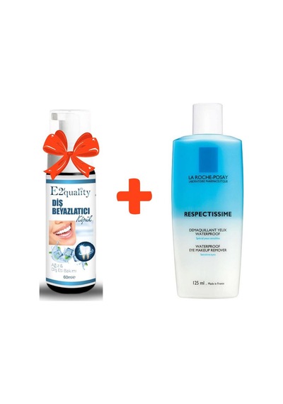 E2'quality Diş Beyazlatıcı Köpük + La Roche Posay Respectissime 125 Ml Makyaj Temizleyici