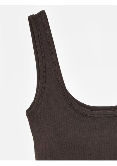 Dilvin 32807 Bra-free Atlet-koyu Kahve