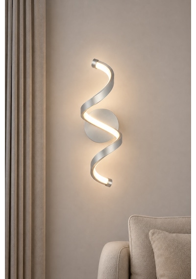 Sora Modern Led Duvar Apliği Günışığı Gri
