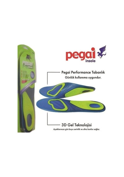 802 Performans 3d Jel Tabanlık Pegai Ayak Rahatlığı Yorgunluk Azaltıcı Spor Kullanımı