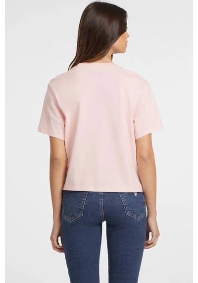 Guess Kadın T-shırt W4yı05k8hm0-g6r4 Pembe