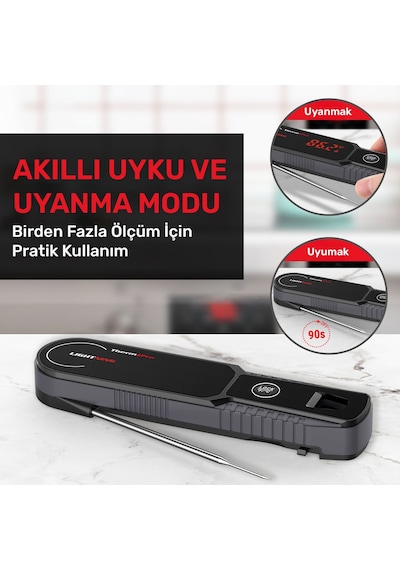 Thermopro Tp622 Daldırma/saplama Izgara/barbekü/mangal Et Gıda Ölçme Pişirme Termometresi