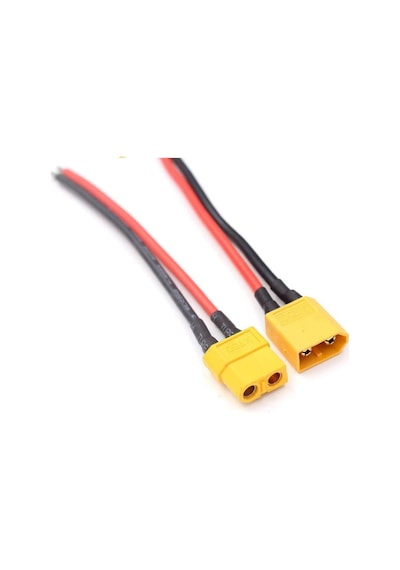 Xt60 Kablo Çifti 10Cm-Lipo Pil Batarya Bağlantı Kablosu