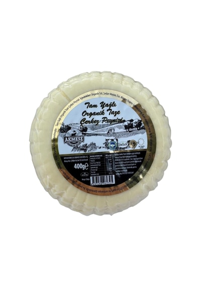Akmeşe Tam Yağlı Organik Taze Çerkez Peyniri 400 Gr