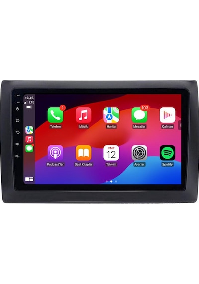 Fiat Stılo 9 "inch Android 14 Multimedya Sistemi 4-64 Navimex 2002-2010 9"