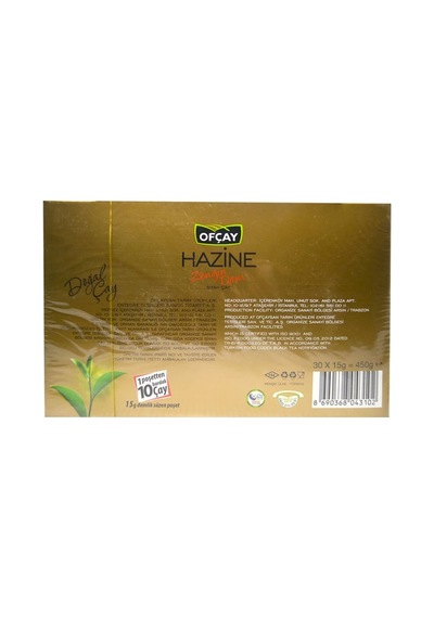 Ofçay Hazine Zengin Dem Demlik Süzen Poşet Siyah Çay 30'lu Paket 24'li Paket