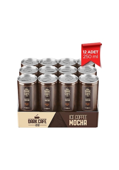 Dark Café 212 Soğuk Kahve Mocha 250 Ml X 12 Adet Hazır