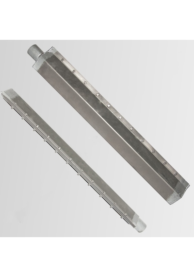100 Cm Long Lamel Brülör Krom