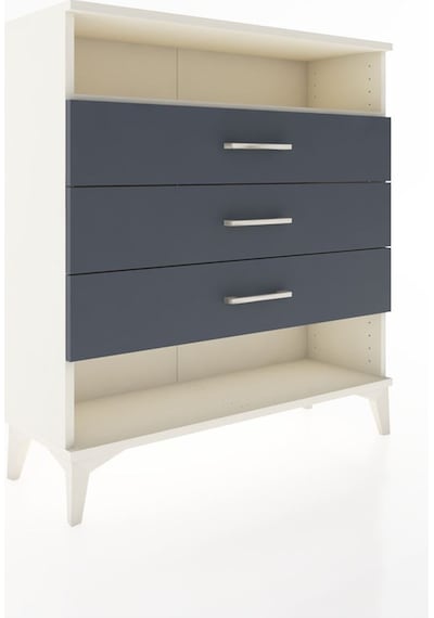 Arges Şifonyer Tek Raflı 3 Çekmeceli 88x30x96 Aytaşı-antrasit Aytaşı