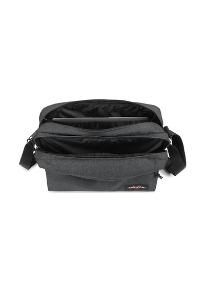 Eastpak Crosser Black Denim Omuz Çantası Kırmızı Ek0a5bır77h Koyu Gri