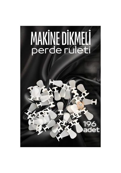Zenvac Makine Dikmeli Perde Düğmesi Perde Ruleti Perde Düğmesi 196 Adet 721325 Zenvac29 Renkli
