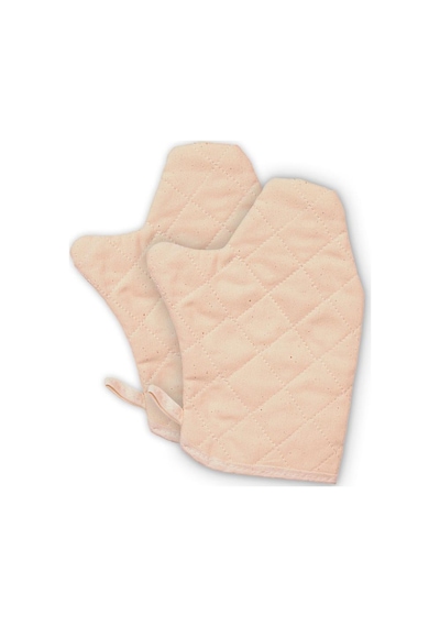 Molinella Yanmaz Kapitone Duck Kumaş Renkli Çift Fırın Eldiveni 20x27 Cm