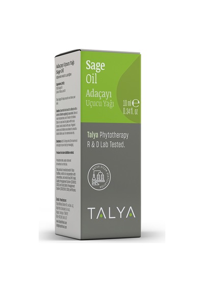 Talya %100 Saf ve Doğal Buhurdanlık ve Difüzör İçin  Adaçayı Uçucu Yağı 10 ML