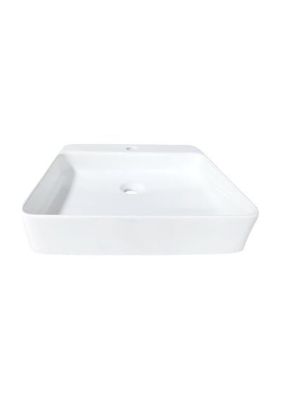 Karen Seramik Award Tezgah Üstü Lavabo 48x48 Cm Beyaz