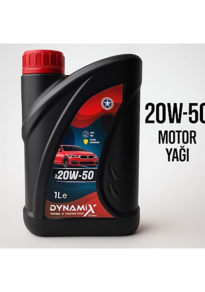 Dynamix Rasha 20W-50 Motor Yağı 1 L