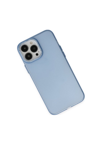 Apple Uyumlu iPhone 14 Pro Max Uyumlu Kılıf Modos Metal Kapak - Mavi