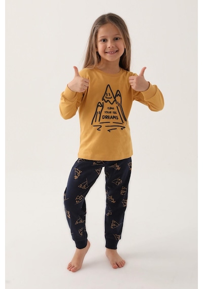 Roly Poly 3170 Garson Climb Your Big Dreams Kız Çocuk Uzun Kol Pijama Takım 001 Roly Poly 3170 Garson Climb Your Big Dreams Kız Çocuk Uzun Kol Pijama Takım 001