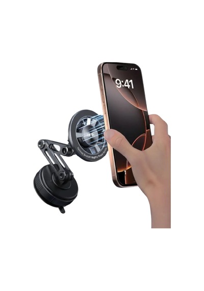 Linktech H882 Premium Vakum Tabanlı Katlanır Mıknatıslı Telefon Tutucu