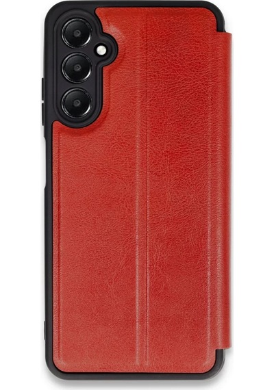 Newface Samsung Galaxy A05s Kılıf Flip Cover - Kırmızı