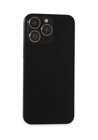 Joko Apple İphone 15 Pro Max Pvd Metal Kamera Lens Darbeye Dayanıklı Tam Uyumlu - Siyah
