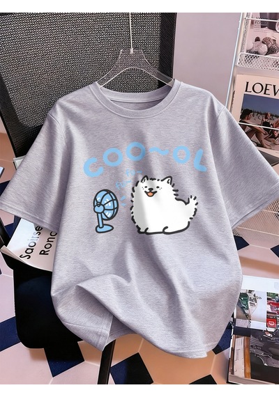 Noıssey Urban Pop Graphic Kadın Tişört Koleksiyonukod 5134 Gri