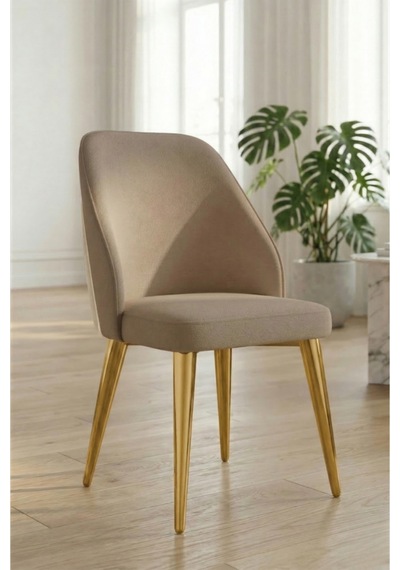 Sanderya Node Serisi Gold Ayaklı Ceviz 85x170 Mutfak Salon Masa Takımı 6 Sandalye Ceviz - Krem Açık Kahve Sanderya Node Serisi Gold Ayaklı Ceviz 85x170 Mutfak Salon Masa Takımı 6 Sandalye Ceviz - Krem Açık Kahve