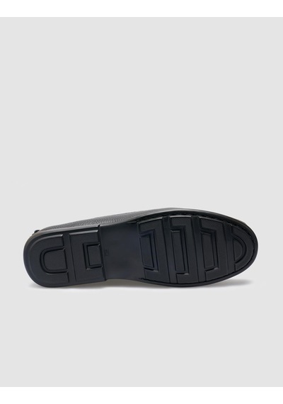 Cabani Tivra %100 Hakiki Deri Siyah Toka Detaylı Erkek Loafer