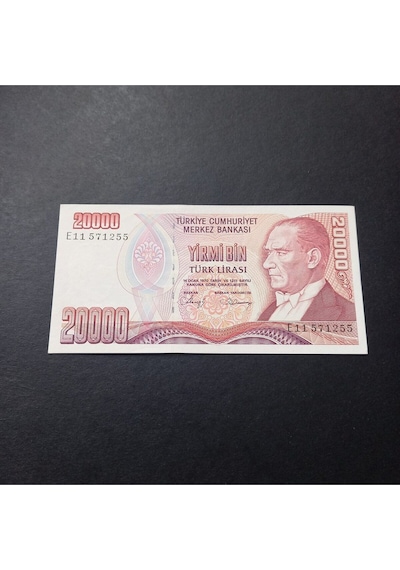 E11-571255 Ca Kağıt Para 7.emisyon 1.tertip 20bin Türk Lira 399636712d86de3f08