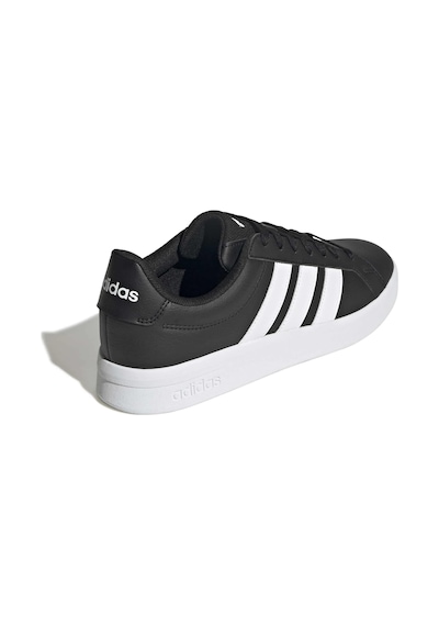 Cblack/ftwwht/cblack Adidas Erkek Günlük Spor Ayakkabı Grand Court Base 3.0 Hq0082 Siyah