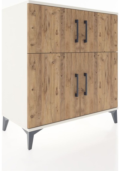 Hyperion Şifonyer 4 Raflı 4 Kapaklı 88x44x96 Aytaşı-çam Aytaşı