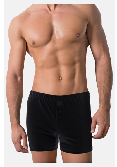 The Don Jersey Siyah Ripli Boxer