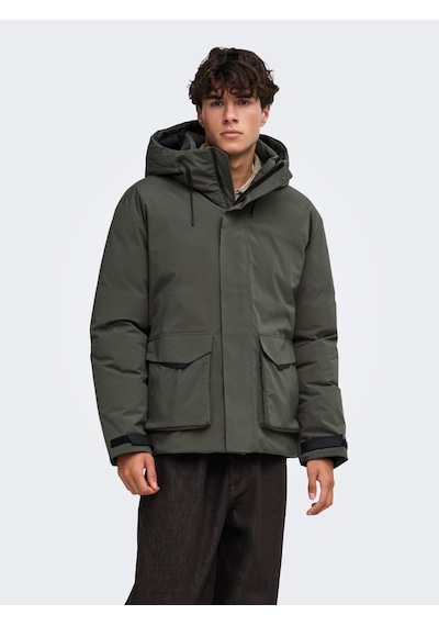 Only & Sons Onsnate Technıcal Jacket Otw Vd Beluga Çok Renkli