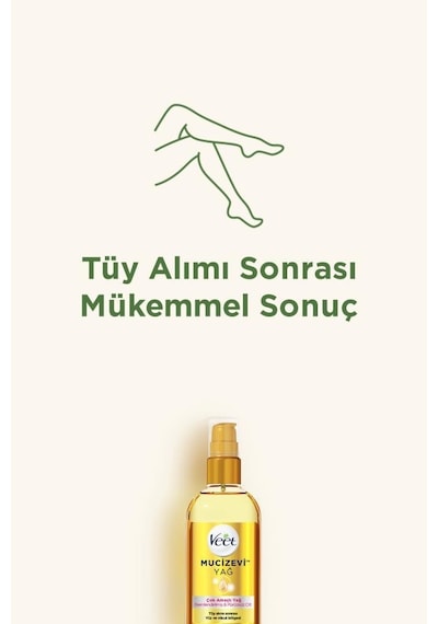 Veet Mucizevi Yağ Çok Amaçlı Nemlendirici Bakım Yağı 100 ML
