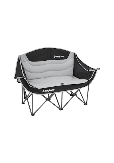Kingcamp Loveseat Double Çift Kişilik Katlanır Kamp Sandalyesi B.grey Gri - Siyah
