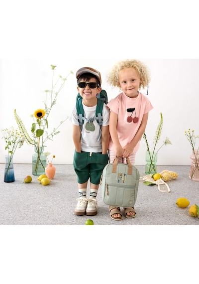 Lassig Little Gang Mini Sırt Çantası Light Khaki Çok Renkli