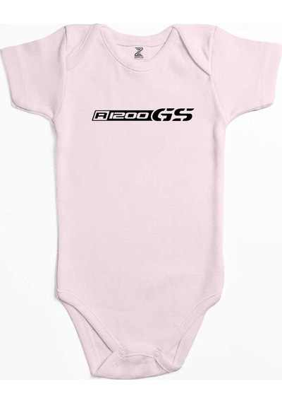 Zepplin Giyim R1200gs Text Logo Sarı Bebek Body Zıbın