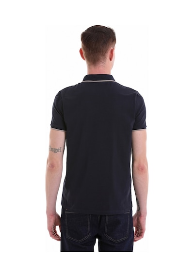 Hatemoğlu Lacivertvert Regular Fit Düz 100% Pamuklu Polo Yaka Tişört 35361023C Lacivert