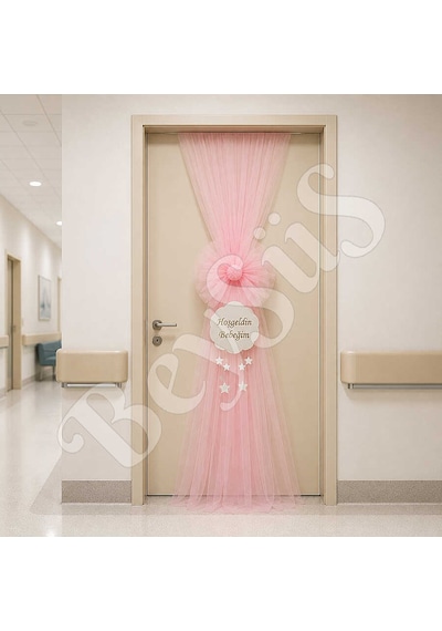Süsleme Tülü Pembe Kristal Tül 50 M Tüm Yaşlar