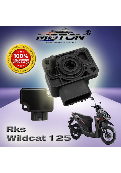 Rks Wildcat 125 Tam Uyumlu Gaz Kelebek Sensörü Tps