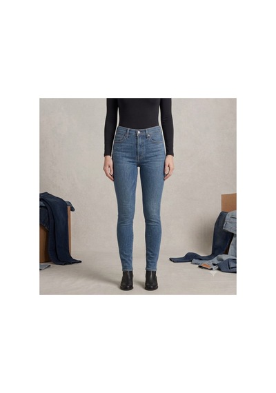 Levi's Tayt Esnekliği Mile High Super Skinny Kadın Jean Pantolon - 0184 Lacivert