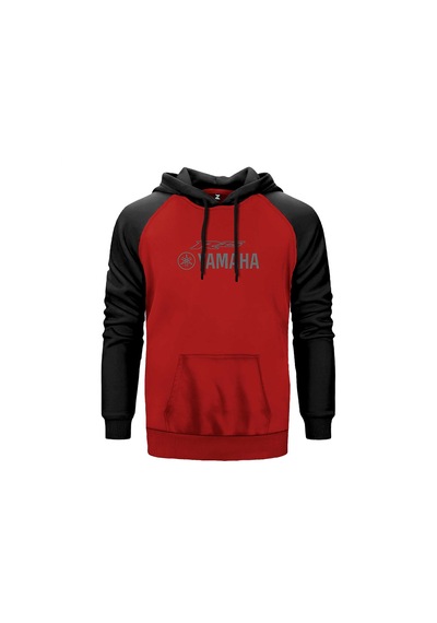 Ymh R25 Kırmızı Renk Reglan Kol Sweatshirt Kırmızı