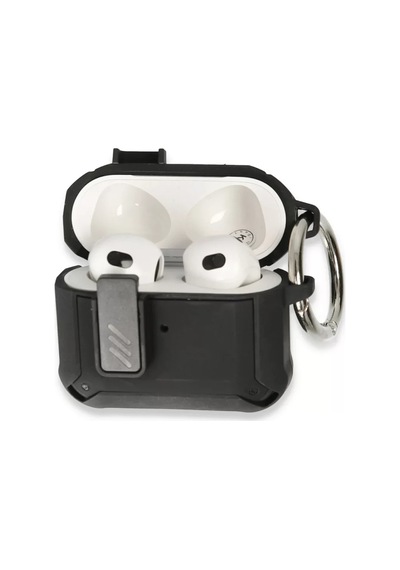 Newface Apple Airpods Uyumlu  3 3.nesil Truva Kılıf - Siyah