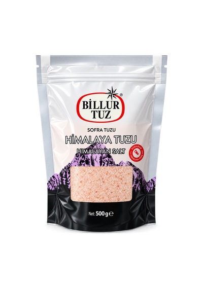 Billur Tuz Himalaya Tuzu 500 Gr Öğütülmüş X 4 Adet