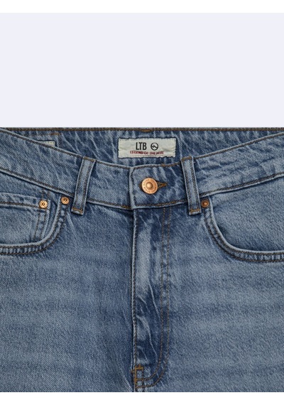 LTB Elvıra Daralan Paça Yüksek Bel Mid Indigo Jean Pantolon İndigo