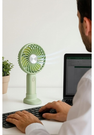 Usb Şarjlı 3 Ayarlı Taşınabilir Masa Üstü Fan, Pra-12867537-1066