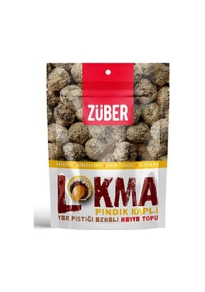 Züber Fındık Kaplı Yer Fıstık Ezmeli Meyve Topu 96 G