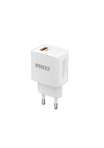 Phixi QCH243T Force Akım Korumalı 3.0a Type-c Usb Kablolu Şarj Cihazı