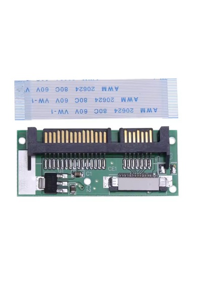 24 Pinli Zıf 22 Pin Sata Dönüştürücü Adaptör Kartı 1.8 İnç Lıf 2.5 İnç Sata 24 Pin Sata Lıf Konektörü Pcb Adaptörü