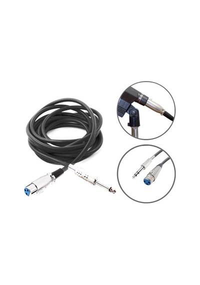 Manuel Raymond Kjm10bk Mikrofon Kablosu 10 Metre Xlr Bağlantı