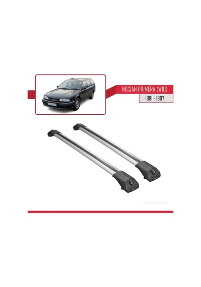 Nissan Primera W10 1991-1997 Arası İle Uyumlu Ace-1 Ara Atkı Tavan Barı Gri